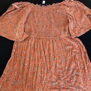 Francescas Smocked off the shoulder Sun Dress (XL0